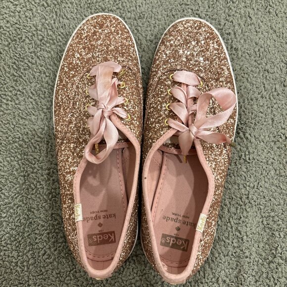 glitter Keds for kate spade new york size 10 - Picture 1 of 4